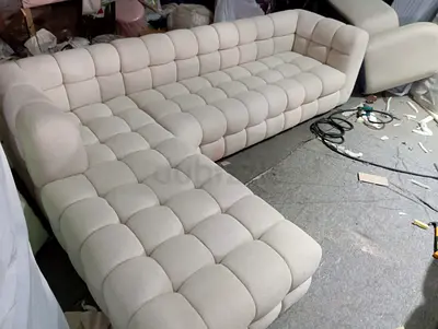 Excellent condition l Shape Sofa beige