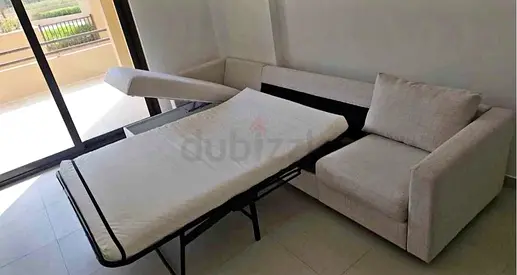 L shape sofa bed with pull-out bed, good condition vimle