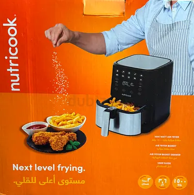 Nutricook 1500W Air Fryer - 10L, Almost New