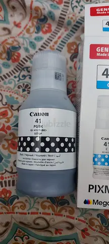 Canon GI-490 Black and Color Refill Ink Bottles (Genuine) - One Refill for each