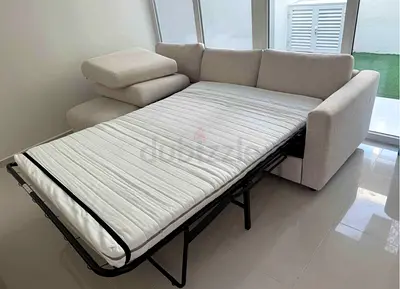 Ikea vimle Beige lshape sofabed with chaise storage