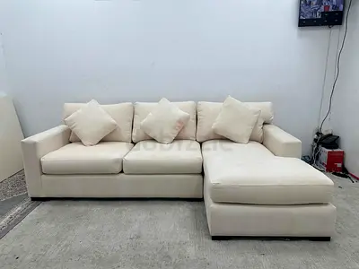 Same like new condition crate&barrel lshape sofa