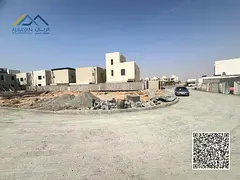 Corner plot for sale on a residential street, 3390 sq ft, in a prime location behind services in Al 