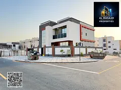 Corner villa facing a mosque and a main street, high-end finishing. Price includes transfer fees and