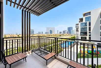 Spacious 2 BHK + Storage | Pool View | Corner Unit