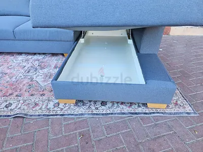 Ikea sorvallen L shape sectional sofa under storage space