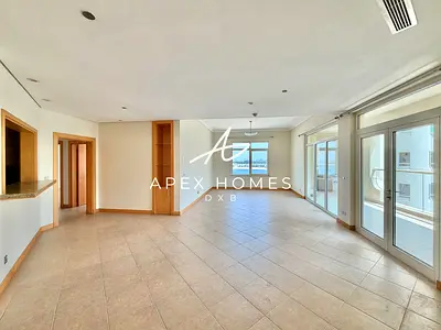Sea View | 3BR with Maid's Room | Beach Access