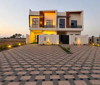 Luxury 4-Master-Bedroom Townhouse in Al Helio 1 | On the Main Road | 18-Meter Setback | Two Living Areas | Rooftop Terrace | Central A/C | Electricity