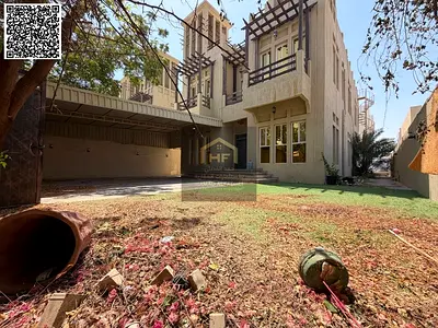 Villa for sale in Al Rawda | 5000 sq ft | 5 master bedrooms, central AC, including electricity, water, and air conditioners, freehold | Available for