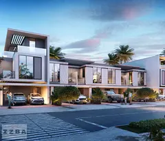 Furnished 5BR Townhouse | Maldives 2 | Lagoon & Park Views