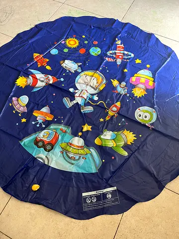 Round Space-Themed Splash Pad Good Condition