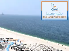 Direct sea view overlooking the Corniche Excellent balcony view Bright, light-filled apartment 3 bat