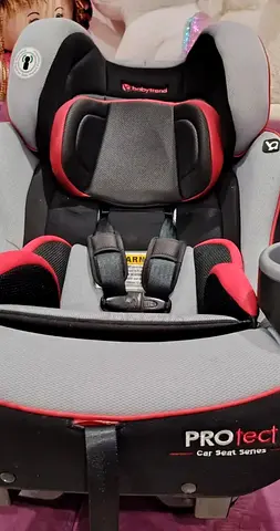 Baby Trend PROtect Convertible Car Seat - Grey & Pink, Good Condition