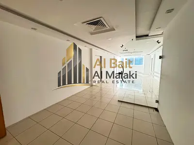 Professional Office for Annual Rent in Al Majaz 3 Sharjah with 527 Sq Ft Space, Central Air Conditioning Covered by the Landlord, One Free Month and an Excellent Location for Businesses and Profession