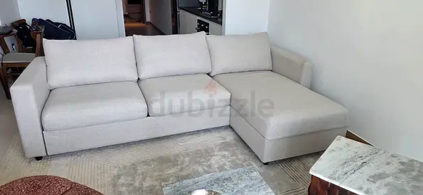Ikea vimle L shape sofa bed with mattress