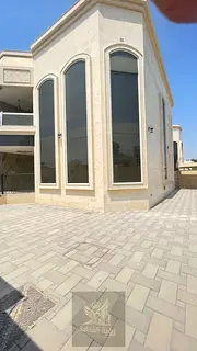 For rent in Al Jazzat two story villa with 3 master bedrooms spacious layout prime location suitable