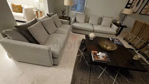 Crate&barrel lounge deep 3+2 Sofa