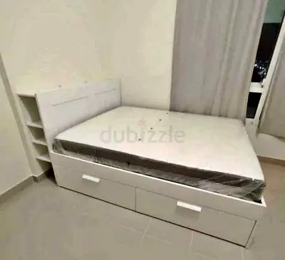 Ikea brimness double bed with Ikea mattress