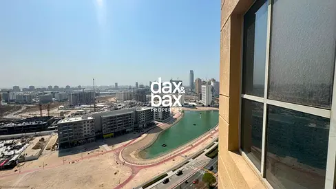 شقة بغرفة نوم واحدة | برج ليكسايد B | شرفة وإطلالة على المدينة
