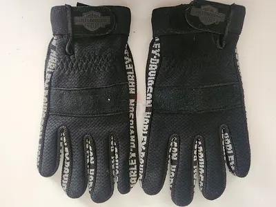 Original Harley-Davidson Men’s Mesh & Leather Riding Gloves (Size XL - 98183-99VM)