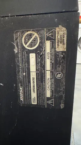 Bose Lifestyle Powered Speaker (used)