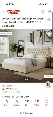 2 Bed frames for sale