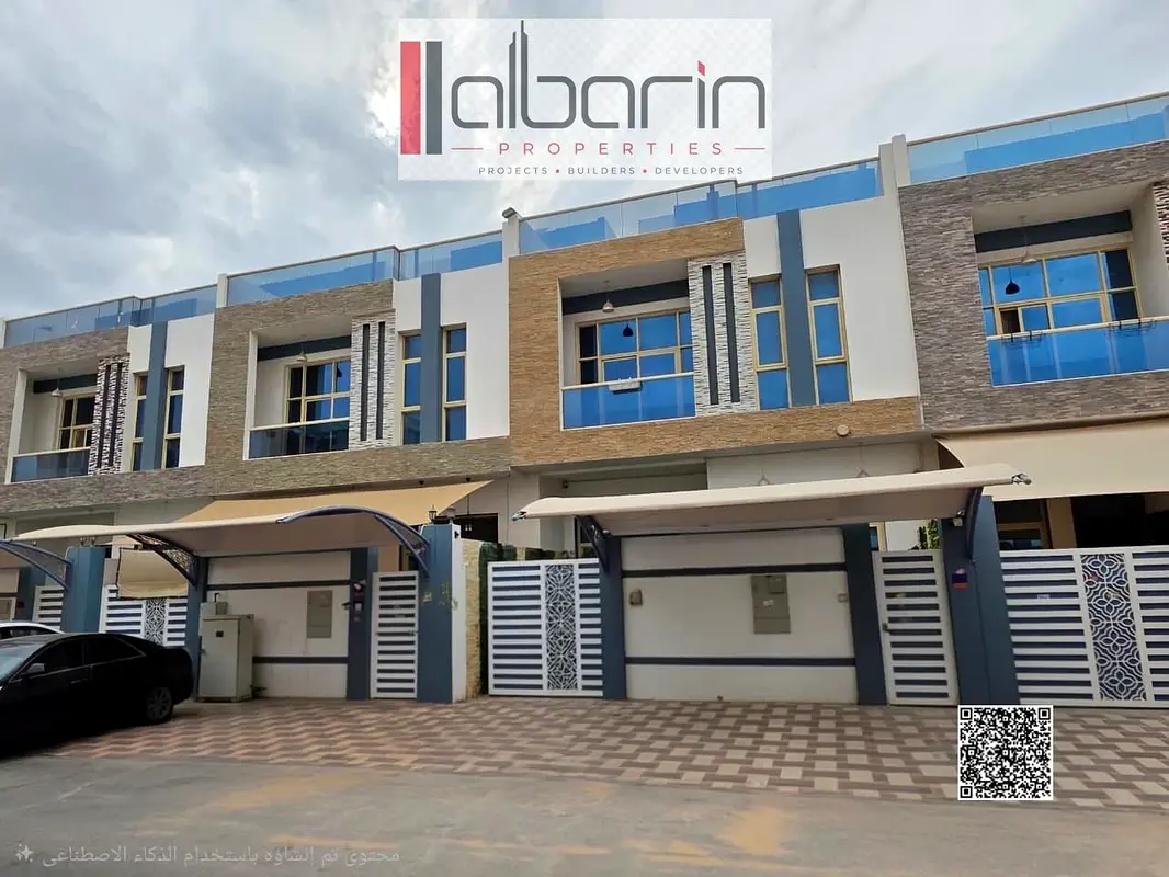 Spacious family villa for rent in Al Zahia, high-end finishing