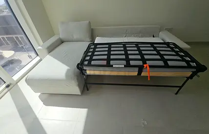 Ikea vimle L shape sofa bed with mattress