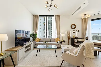 Modern 2BR Apartment | Sobha Hartland Waves | Skyline & Waterfront Views