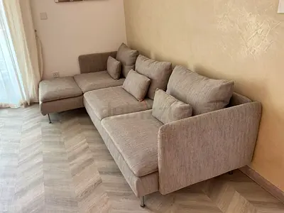 Perfect condition ___IKEA Sodhremn L Shape Sofa