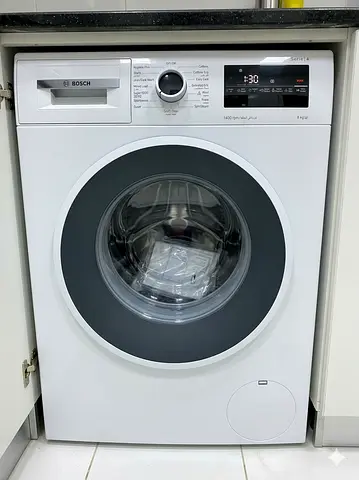 Bosch Serie 4 Front Load Washing Machine. Specifically this is an 8kg capicty with 1400 rpm spin spe