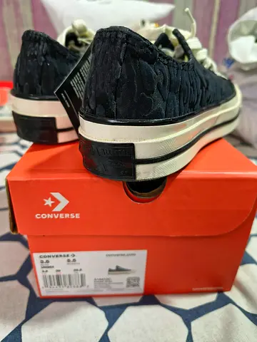 Black Converse Platform Sneakers - Size 5.5 (New with Tags)