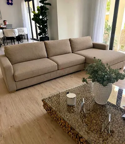 Crate&barrel L shape sofa