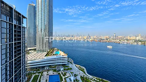 Spacious 2Br-Higher Floor-Fitted Kitchen-Sea View