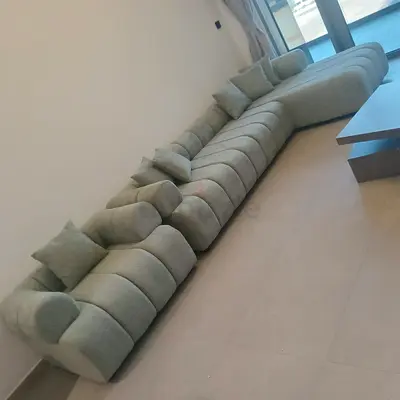 Looks Like a new L Shape Sofa With arm chair