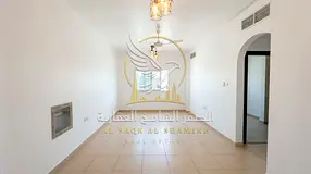 One bedroom and living room for annual rent in Al Qulayaa Sharjah Spacious apartment with central ai