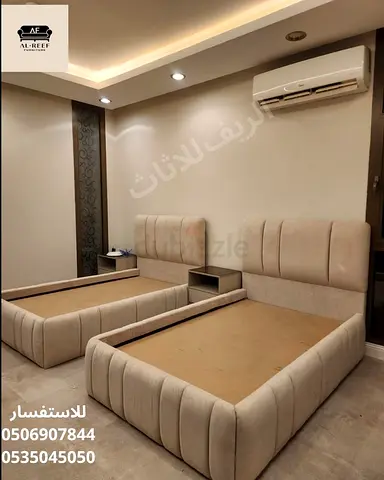 Luxury Fabric Bed Frame With Stylish Modern Design Headboard