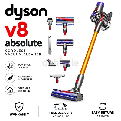 Dyson V8 Absolute Cordless Vacuum Cleaner - Excellent Condition