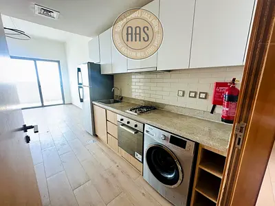Chiller free spacious studio with kitchen appliances in jabal Ali downtown Dubai