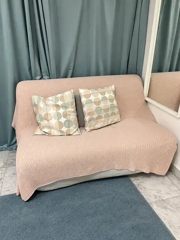 IKeA licksele two-seater sofa bed with removable and washable cover