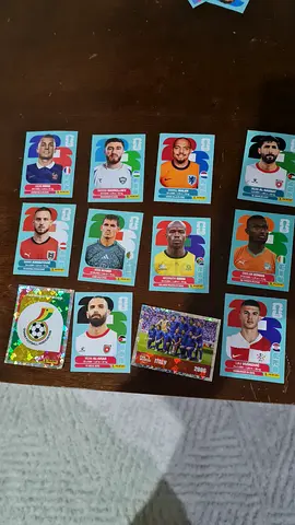 Lot of Football World Cup Panini Sticker Cards Mixed Players