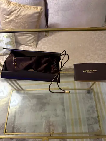 Oliver people Sunglasses Pouch with Box - Gently Used twice