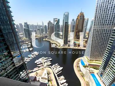 Fully Furnished 3BR + Maid | Full Marina View | Vacant
