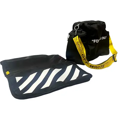 Off-White Diaper Bag - Black