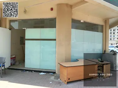 Commercial corner shop in Al Jurf 3 on the main road; suitable for all service activities, 175 sq ft, AED 30,000 with 4 or 6 payments and security che