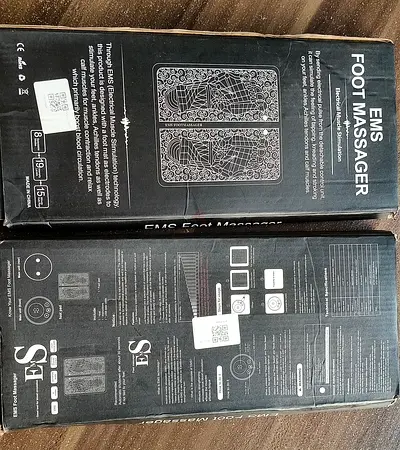 EMS Foot Massager Pad — Portable Electronic Foot Massage Device (Used, Boxed)