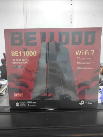 TP-Link BE11000 Archer GE650 Tri-Band Wi‑Fi 7 Gaming Router - Brand New Boxed