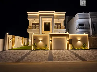 فيلا للبيع سوبر لوكس – جاهزة للسكن | شاملة الرسوم فرصة عقارية استثنائية لراغبي الفخامة والعيش الراقي | فيلا فاخرة للبيع في منطقة الحليو – عجمان