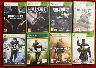 Xbox 360 Call of Duty Games - Black Ops, Modern Warfare, MW3, Ghosts, World at War