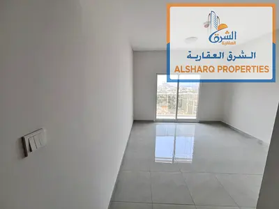 One bedroom, living room, 2 bathrooms with balcony, annual rent, first occupancy, Ajman Corniche, F